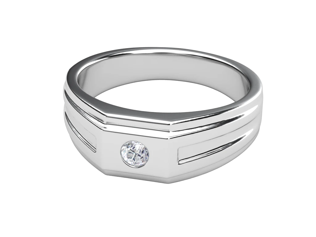 แหวนเพชรผู้ชาย Remington Signet