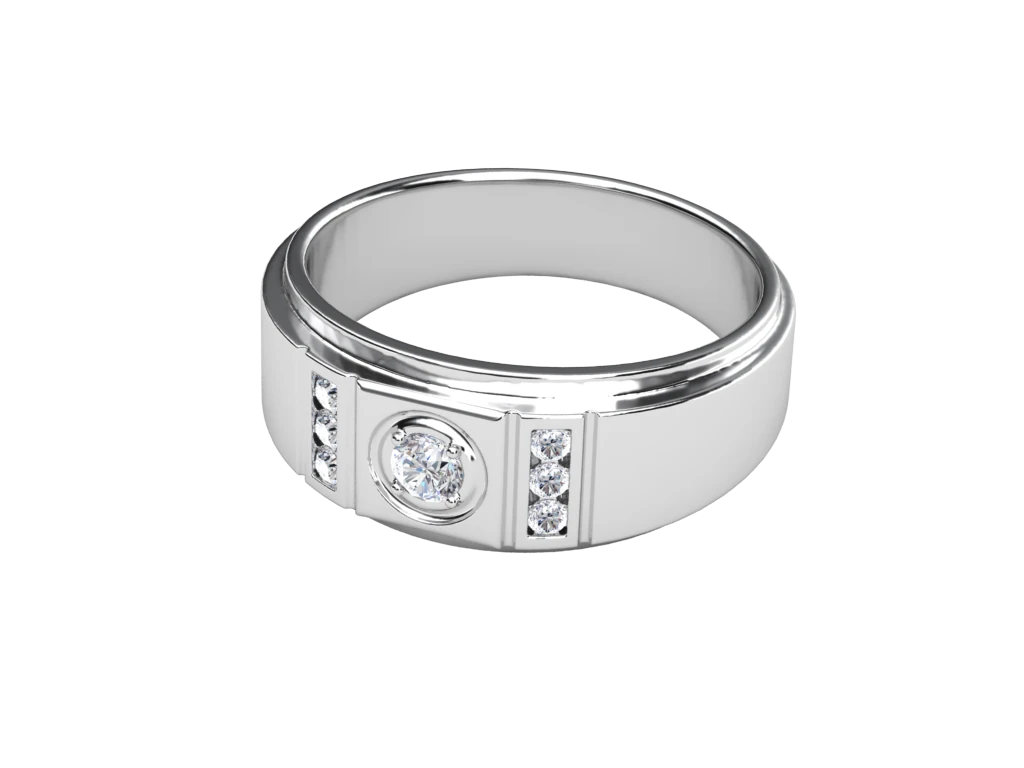 แหวนเพชรผู้ชาย Everett Line