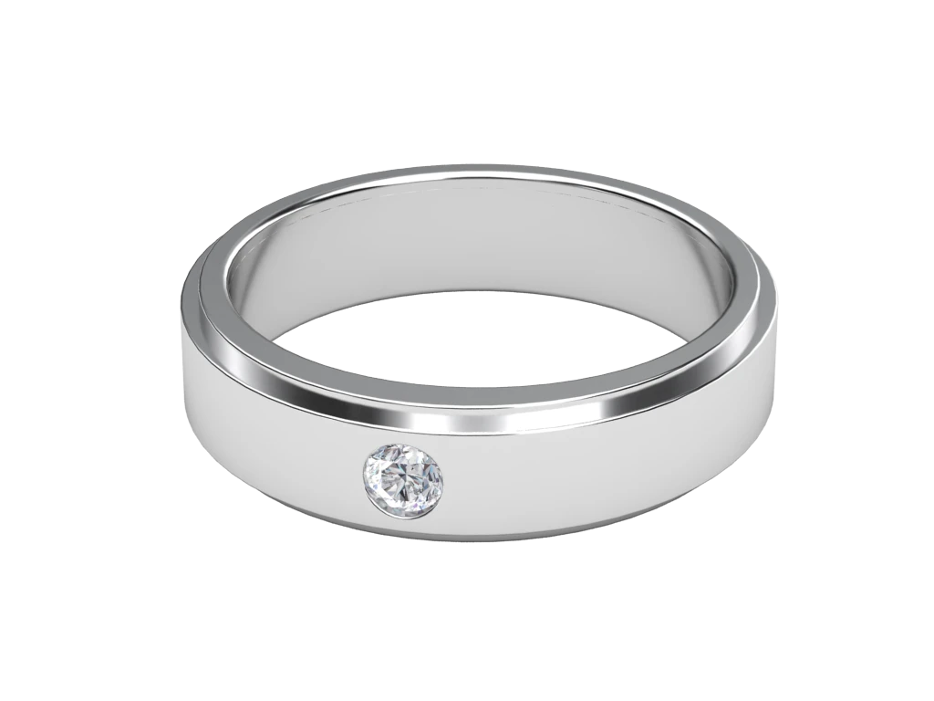 แหวนเพชรผู้ชาย Irving Line