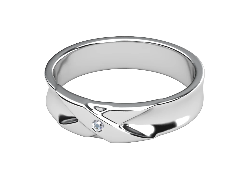 แหวนเพชรผู้ชาย Bennett Twist