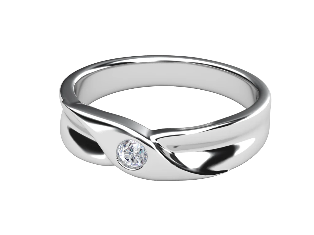 แหวนเพชรผู้ชาย Cole Twist