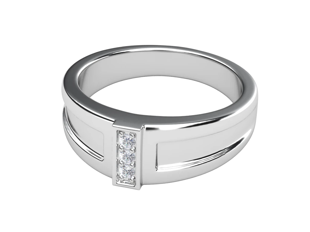 แหวนเพชรผู้ชาย Drake Line