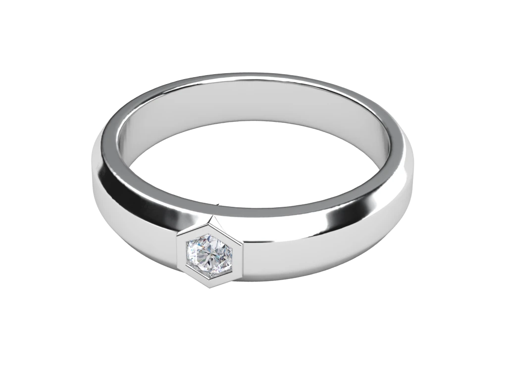 แหวนเพชรผู้ชาย Grant Line