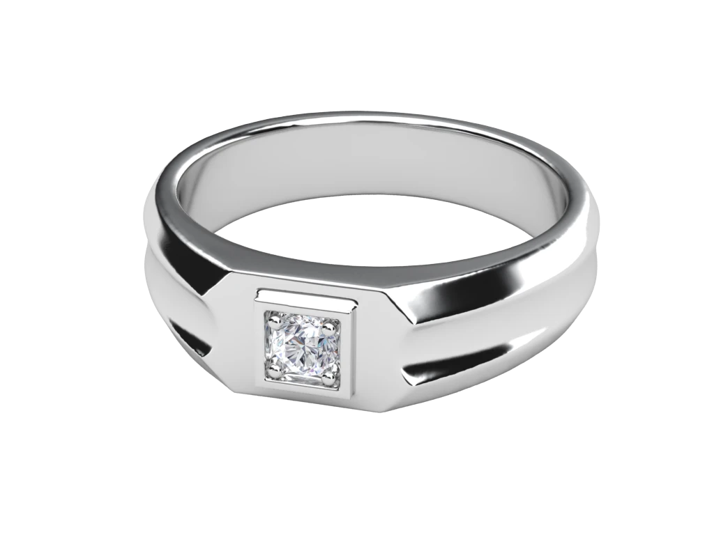 แหวนเพชรผู้ชาย Jett Seal