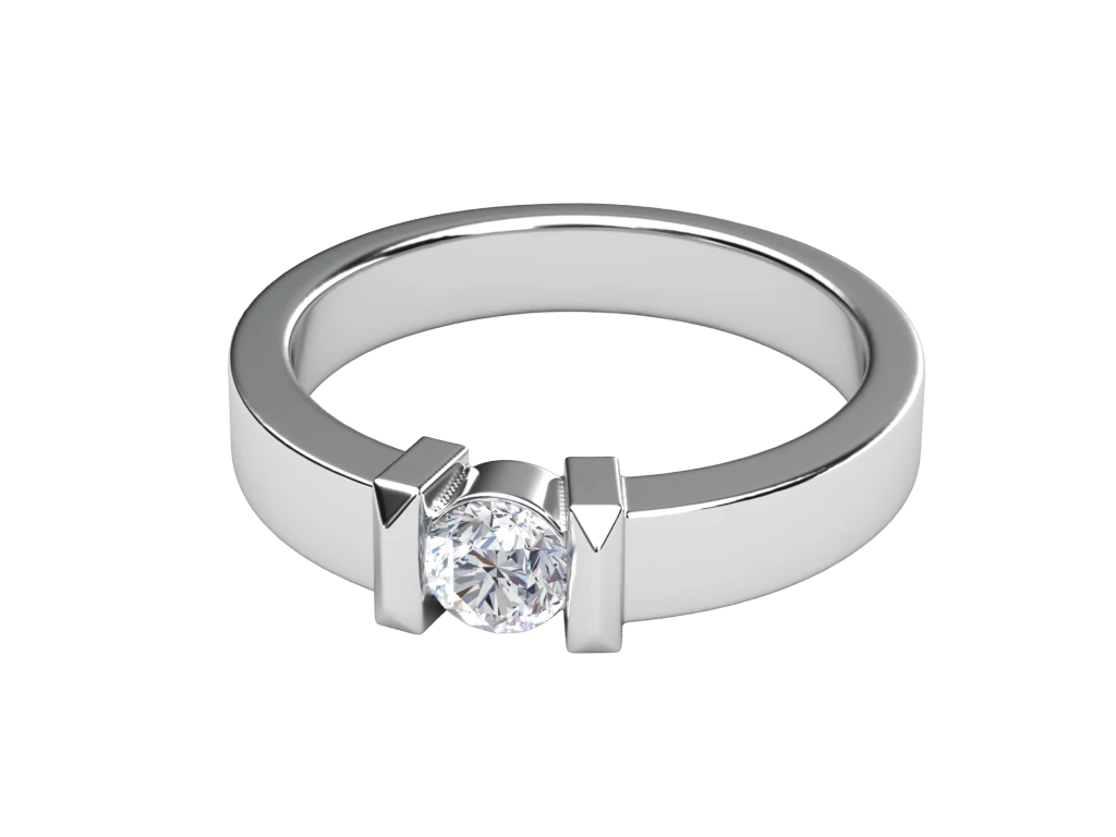 แหวนเพชรผู้ชาย Conrad Tension