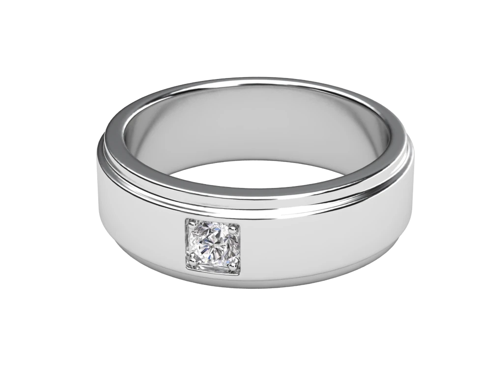 แหวนเพชรผู้ชาย Saxon Horizon