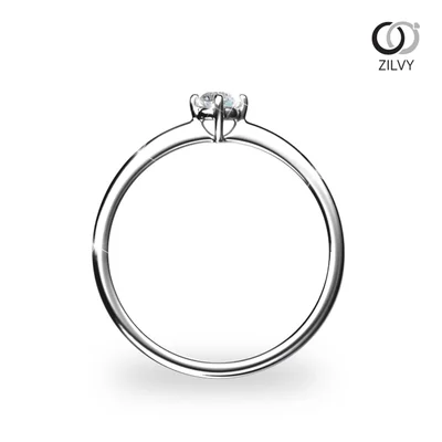 แหวนเพชรผู้หญิง รุ่น GR009 - มุมหน้า