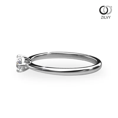 แหวนเพชรผู้หญิง รุ่น GR009 - มุมข้าง