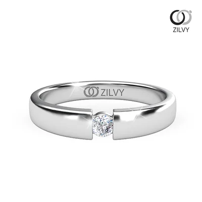 แหวนเพชรผู้หญิง รุ่น GR019 - มุมบน