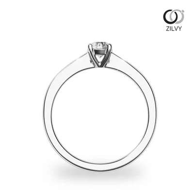 แหวนเพชรผู้หญิง รุ่น GR024 - มุมหน้า