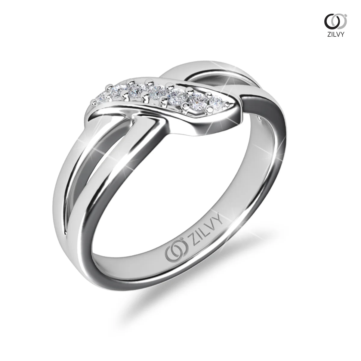 แหวนเพชร Caprice Twist