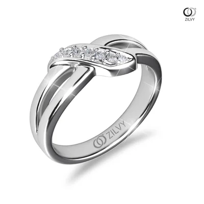 แหวนเพชรผู้หญิง รุ่น GR051 - มุมเปอร์สเปกทีฟ