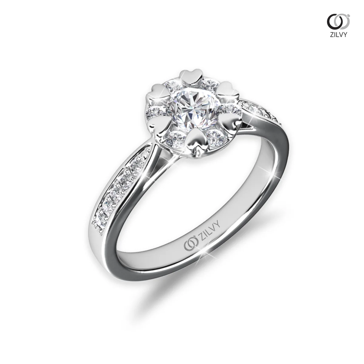 แหวนเพชร Celestine Aura