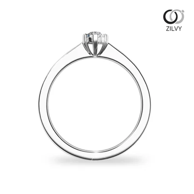 แหวนเพชรผู้หญิง รุ่น GR1008 - มุมหน้า