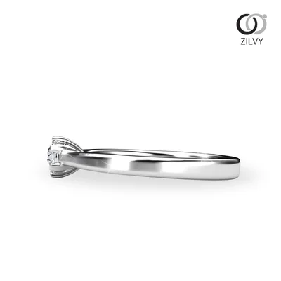 แหวนเพชรผู้หญิง รุ่น GR1008 - มุมข้าง