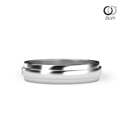 แหวนเพชรผู้หญิง รุ่น GR1009 - มุมข้าง