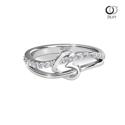 แหวนเพชรผู้หญิง รุ่น GR1014 - มุมบน