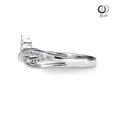 แหวนเพชรผู้หญิง รุ่น GR1015 - มุมข้าง