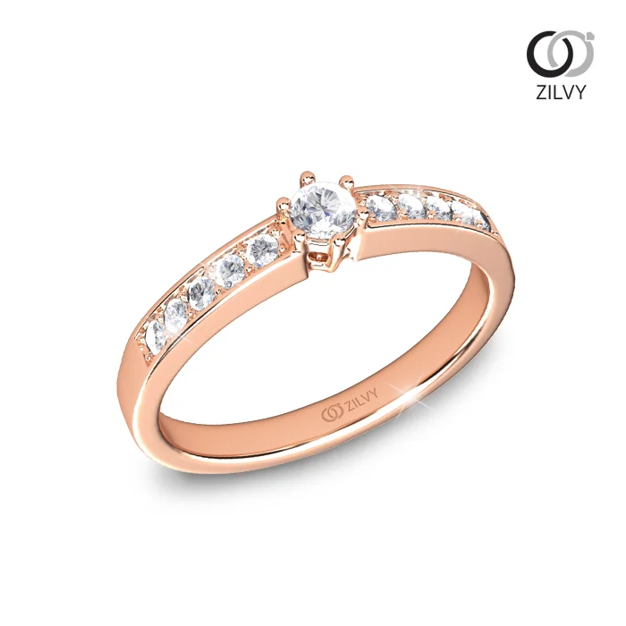 แหวนเพชร Celestine Flanked