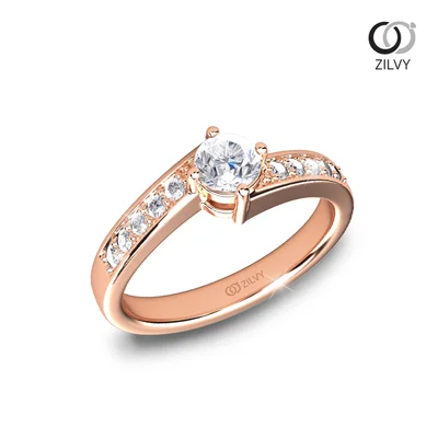 แหวนเพชรผู้หญิง รุ่น GR1017 - มุมเปอร์สเปกทีฟ