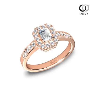 แหวนเพชรผู้หญิง รุ่น GR1018 - มุมเปอร์สเปกทีฟ