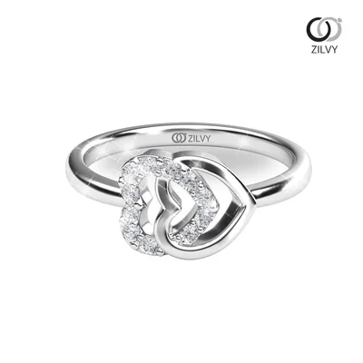 แหวนเพชรผู้หญิง รุ่น GR1020 - มุมบน