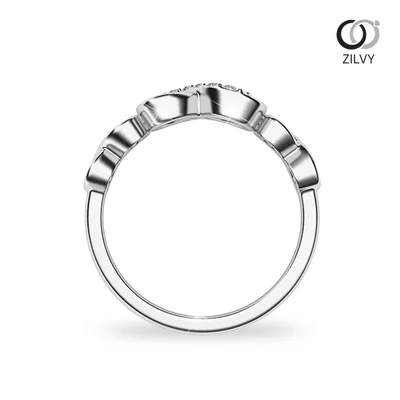 แหวนเพชรผู้หญิง รุ่น GR1029 - มุมหน้า