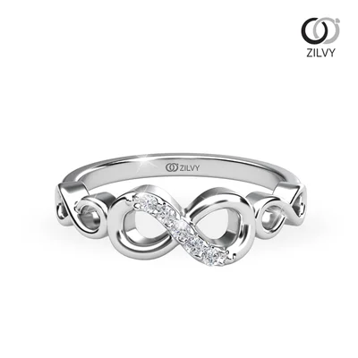 แหวนเพชรผู้หญิง รุ่น GR1029 - มุมบน