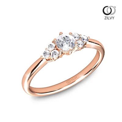 แหวนเพชรผู้หญิง รุ่น GR1030 - ภาพเต็ม