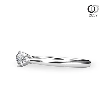 แหวนเพชรผู้หญิง รุ่น GR1030 - มุมข้าง