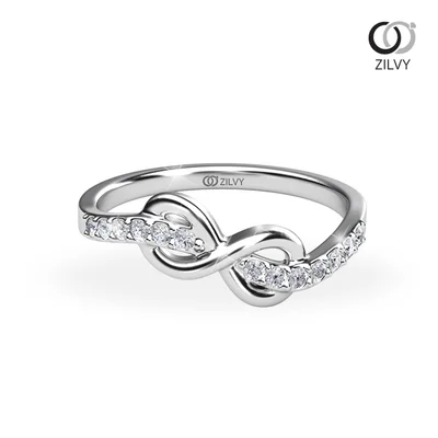 แหวนเพชรผู้หญิง รุ่น GR1031 - มุมบน