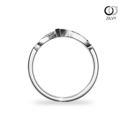 แหวนเพชรผู้หญิง รุ่น GR1038 - มุมหน้า