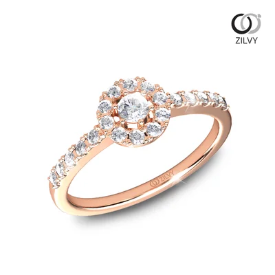 แหวนเพชรผู้หญิง รุ่น GR1040 - ภาพเต็ม