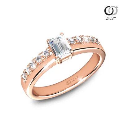 แหวนเพชรผู้หญิง รุ่น GR1042 - มุมเปอร์สเปกทีฟ