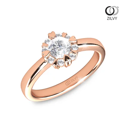 แหวนเพชรผู้หญิง รุ่น GR1045 - ภาพเต็ม