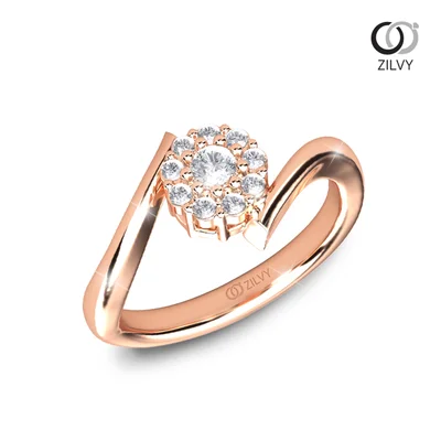 แหวนเพชรผู้หญิง รุ่น GR1050 - ภาพเต็ม