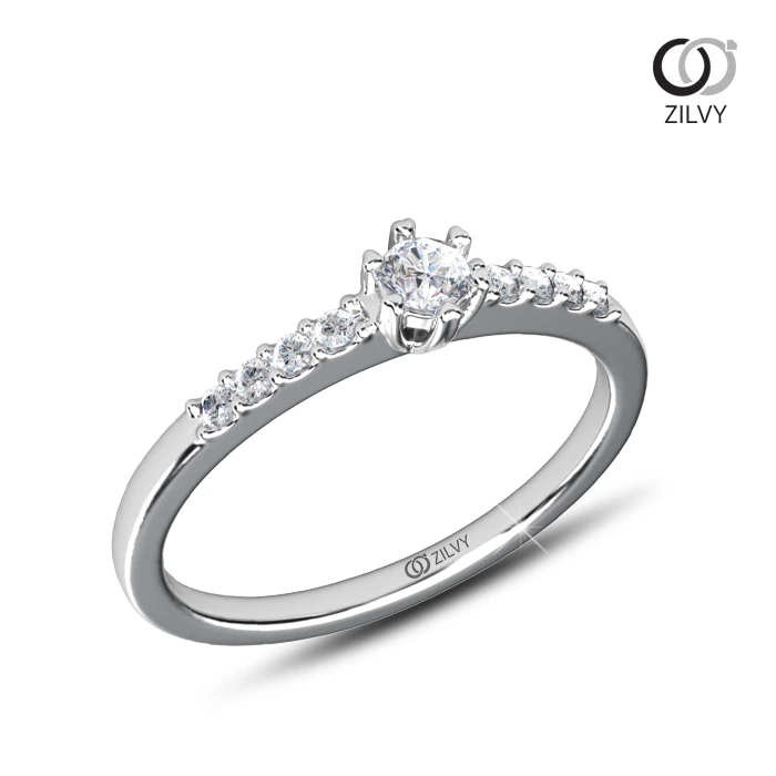 แหวนเพชร Zara Flanked