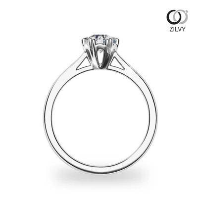 แหวนเพชรผู้หญิง รุ่น GR1063 - มุมหน้า