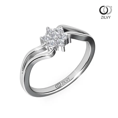 แหวนเพชรผู้หญิง รุ่น GR1071 - มุมเปอร์สเปกทีฟ