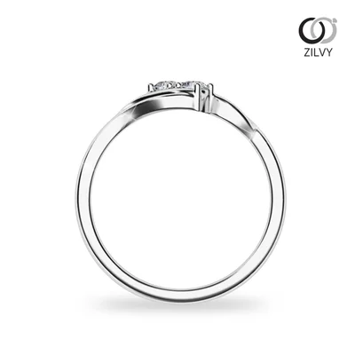 แหวนเพชรผู้หญิง รุ่น GR1072 - มุมหน้า