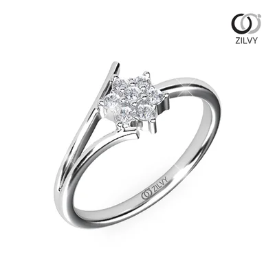 แหวนเพชรผู้หญิง รุ่น GR1073 - มุมเปอร์สเปกทีฟ