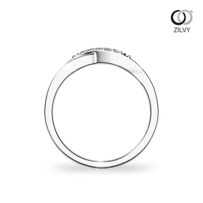 แหวนเพชรผู้หญิง รุ่น GR1080 - มุมหน้า