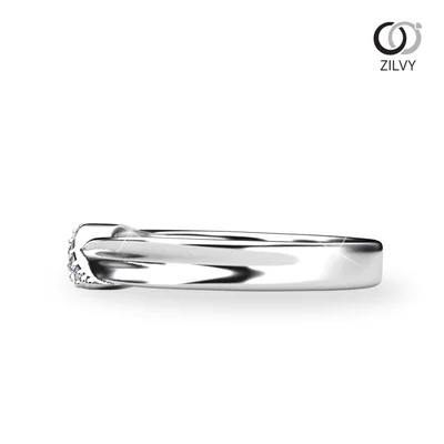 แหวนเพชรผู้หญิง รุ่น GR1080 - มุมข้าง