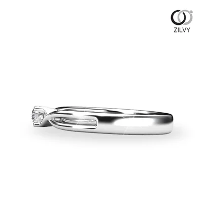 แหวนเพชรผู้หญิง รุ่น GR1088 - มุมข้าง