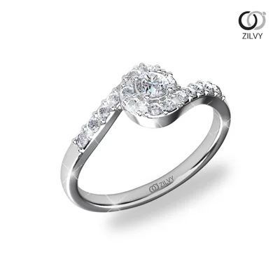 แหวนเพชรผู้หญิง รุ่น GR1089 - มุมเปอร์สเปกทีฟ