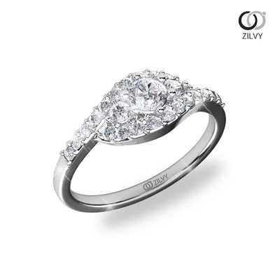 แหวนเพชรผู้หญิง รุ่น GR1090 - ภาพเต็ม