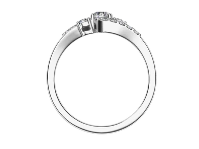 แหวนเพชรผู้หญิง รุ่น GR1094 - มุมหน้า