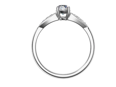 แหวนเพชรผู้หญิง รุ่น GR1101 - มุมหน้า