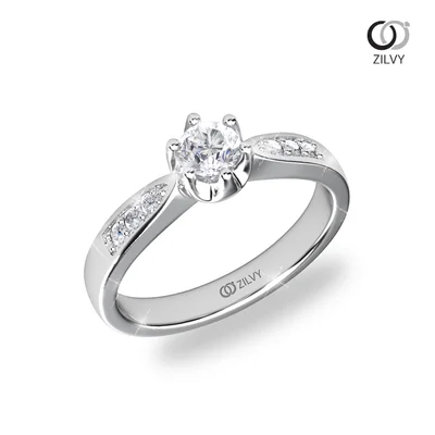 แหวนเพชรผู้หญิง รุ่น GR1104 - มุมเปอร์สเปกทีฟ