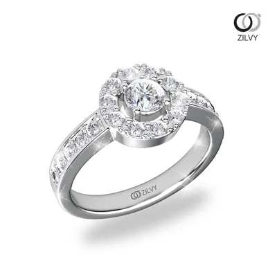 แหวนเพชรผู้หญิง รุ่น GR1108 - ภาพเต็ม